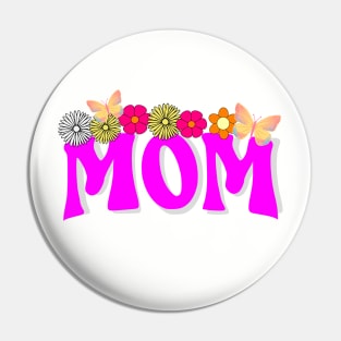 Retro mom mothers day Pin