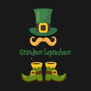 St Patrick's Grandson Leprechaun gift for Grandsons T-Shirt
