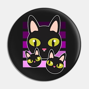 LOVE BLACK CATS Pin