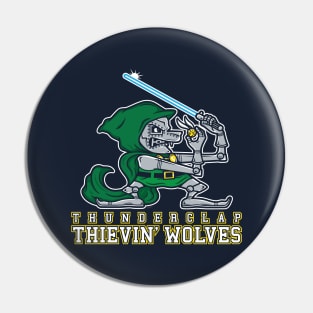 Thunderclap Thievin' Wolves Pin