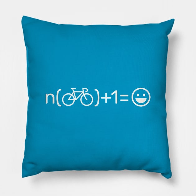 Happiness is another bike Pillow by jacisjake