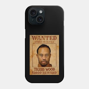 Tiger Woods Mugshot Phone Case