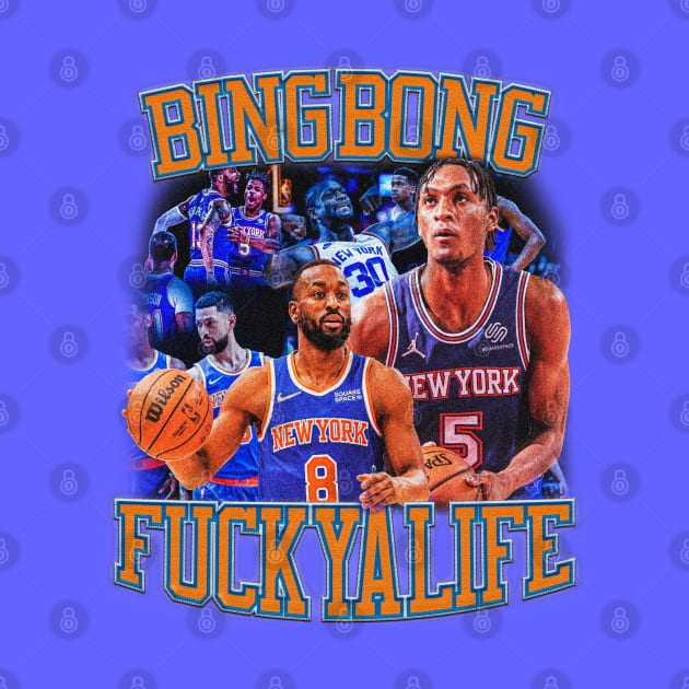 Bing Bong New York Knicks Vintage Design by Mrmera