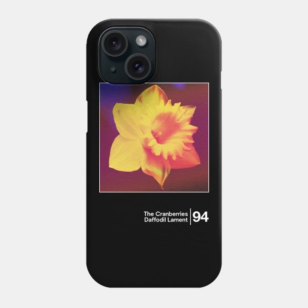 The Cranberries - Daffodil Lament / Minimalist Graphic Design Fan Art Phone Case by saudade