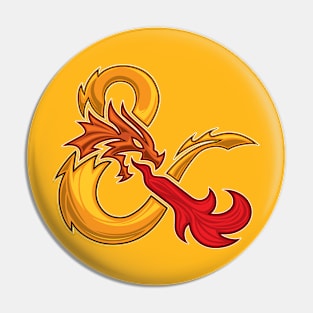 D&D Gold Dragon Pin