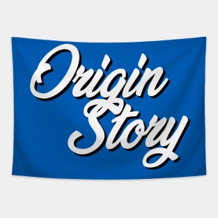 Origin Story - White Tapestry