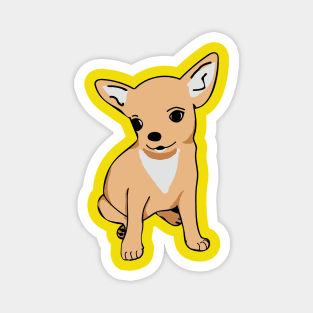 Chihushua dog vector illustration Magnet