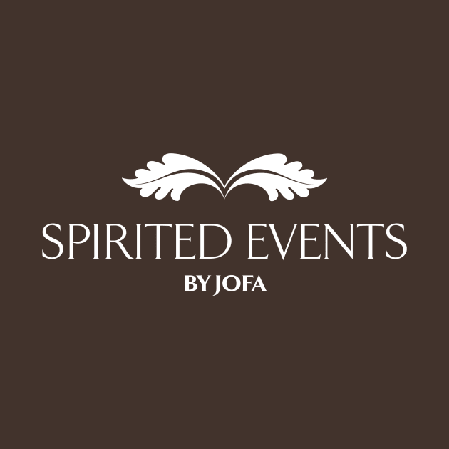 White SEBJ Logo - Small by Spirited Events by Jofa