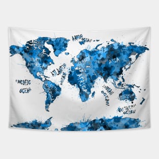 world map Tapestry