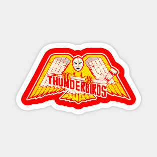 Defunct Carolina Winston-Salem Thunderbirds Hockey Team Magnet