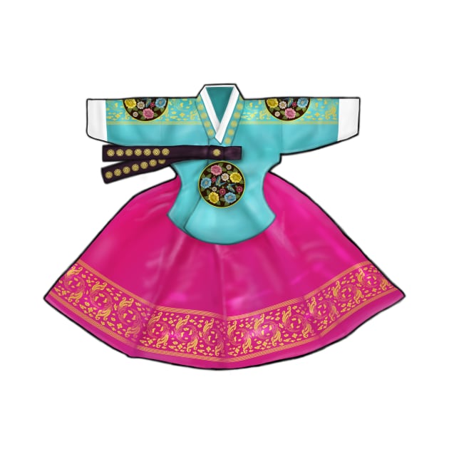 Beautiful Korean Hanbok by Anicue