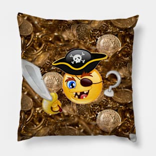 pirate emoji Pillow