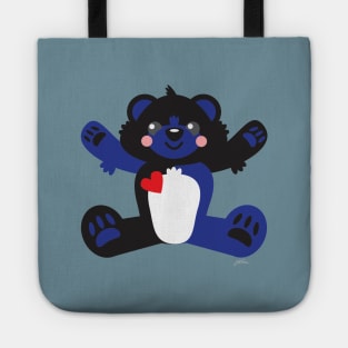 Leather Pride Teddy Bear Tote