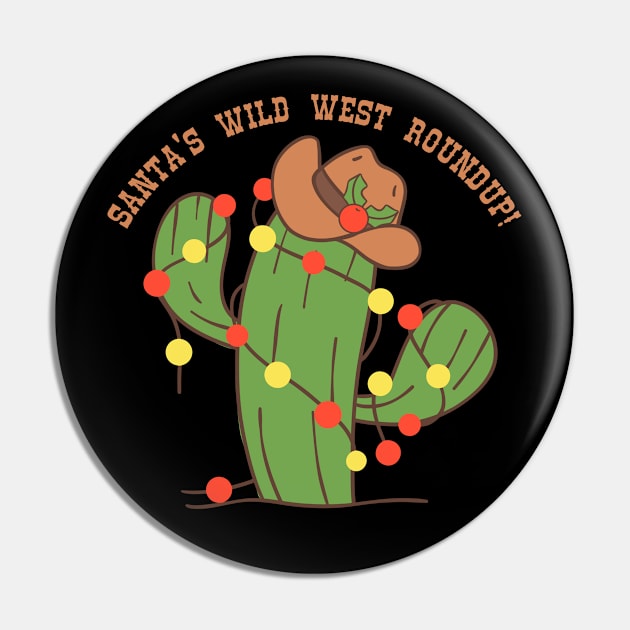 Santa's Wild West Roundup! Christmas Pin by Project Charlie