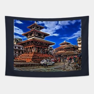 Durbar Square, Kathmandu, Nepal Tapestry