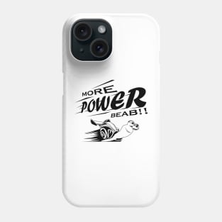 turbo snail speed more power babe Phone Case