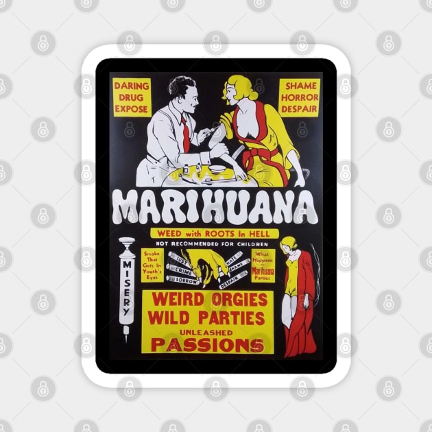 Marihuana Magnet by Low Life Shirts
