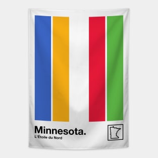 Minnesota // Original Minimalist Artwork Poster Design Tapestry