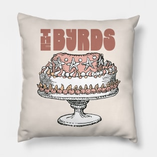 The Byrds •• Retro Style Fan Design Pillow