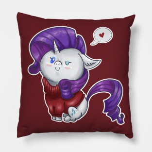 Chibi Rarity Pillow