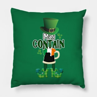 Funny St Patricks Day Shirt Pillow