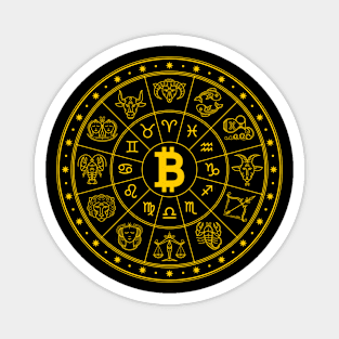 Cryptocurrency Horoscope - Funny Bitcoin Astrology Believer Magnet