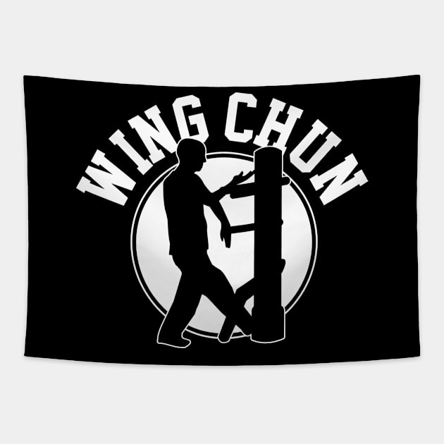 Wing Chun Kung Fu Martial Arts Tapestry by CreativeGiftShop