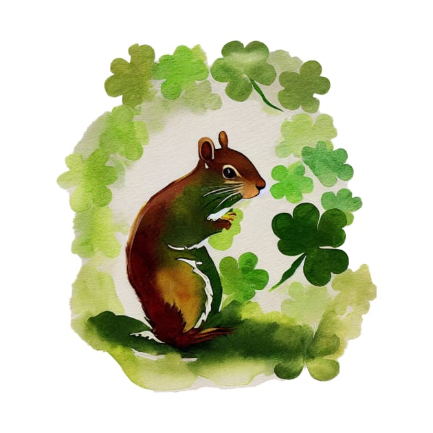 St Patrick's Day Squirrel by fistikci