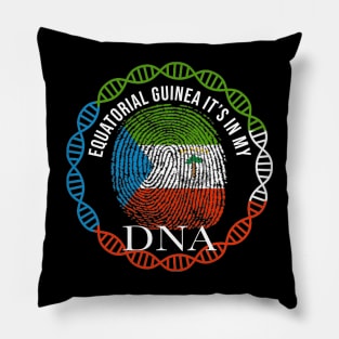 Equatorial Guinea Its In My DNA - Gift for Equatorial Guinean From Equatorial Guinea Pillow