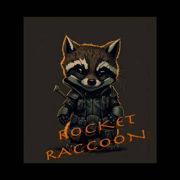 cute Rocket Raccoon by core design