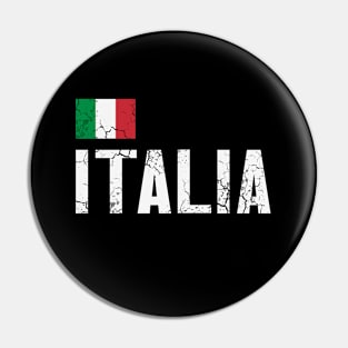 Italia Italian Flag Italiano Italy Family Pin