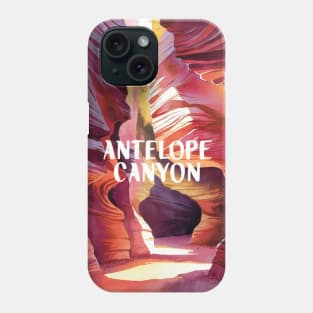 Antelope Canyon Vivid Watercolor Design Phone Case
