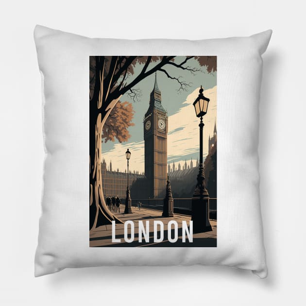 London Pillow by Abili-Tees