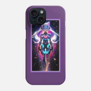 Anime Cute Cat Girl | Quality Anime Girl Artwork | Sci-Fi Manga Girl Anime Art Phone Case