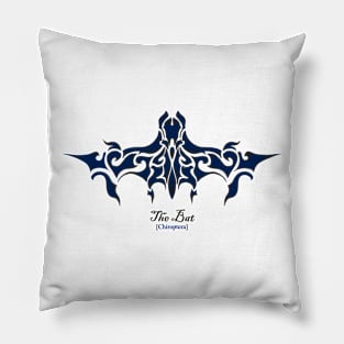 The Bat - Blue Pillow