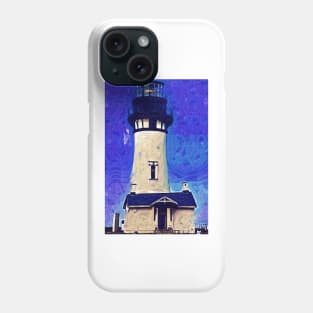 Yaquina Head Lighthouse Fauvist Phone Case