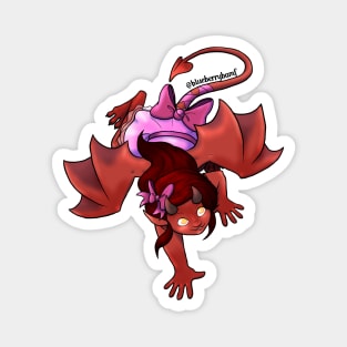 Lil'Climbing Demon - Red Girl Magnet