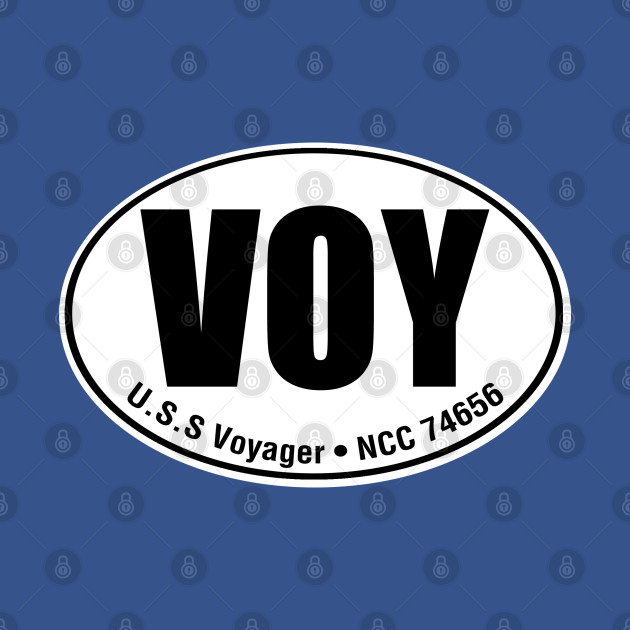 Discover Voyager Travel Sticker - Star Trek - T-Shirt