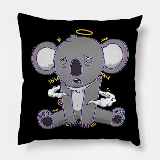 insomniac koala Pillow