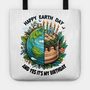 Born In Earth Day 2024, Happy Earth Day It's My Birthday Tote