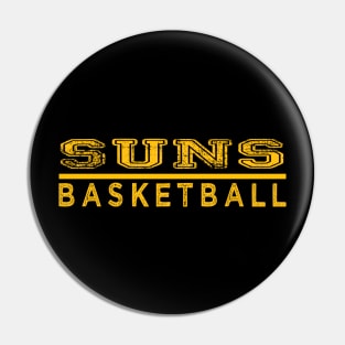 Awesome Basketball Suns Proud Name Vintage Beautiful Team Pin