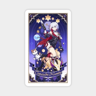 Topaz and Numby Revelation Card Honkai Star Rail Magnet