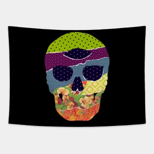 Skull of Patterns by Laprisamata Tapestry