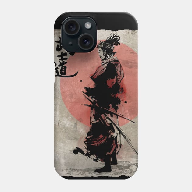 Samurai Warrior Bushido Phone Case by Dojaja