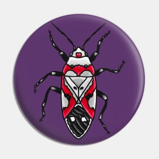 Milkweed Lovebug Pin