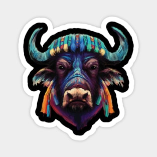 Colorful Buffalo Magnet