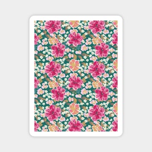 Flowers tropical animalier Magnet