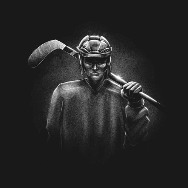 Cool hockey player by JFDesign123