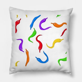 Worm on a string Pillow