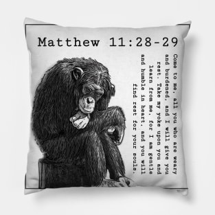 Matthew 11:28-29 Pillow